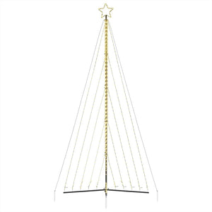 Albero di Natale a LED-Luci decorative natalizie 570 LED Bianco Caldo 399 cm