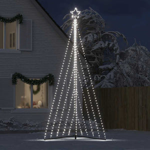 Albero di Natale a LED 570 LED Bianco Freddo 399 cm 4016441