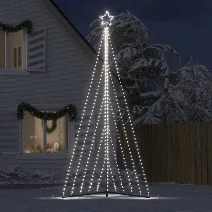 Albero di Natale a LED 570 LED Bianco Freddo 399 cm 4016441