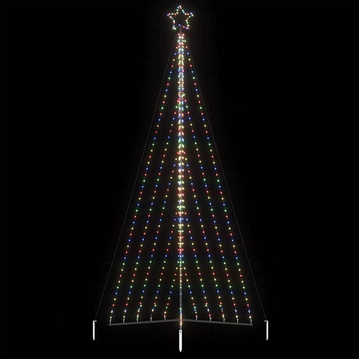 Albero di Natale a LED 570 LED Colorato 399 cm 4016443