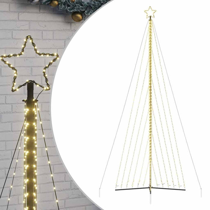 Albero di Natale a LED 789 LED Bianco Caldo 476 cm 4016444