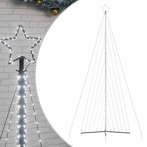vidaXL Albero di Natale a LED 789 LED Bianco Freddo 476 cm