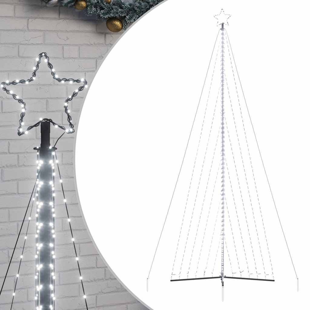 Albero di Natale a LED-Luci decorative natalizie 789 LED Bianco Freddo 476 cm