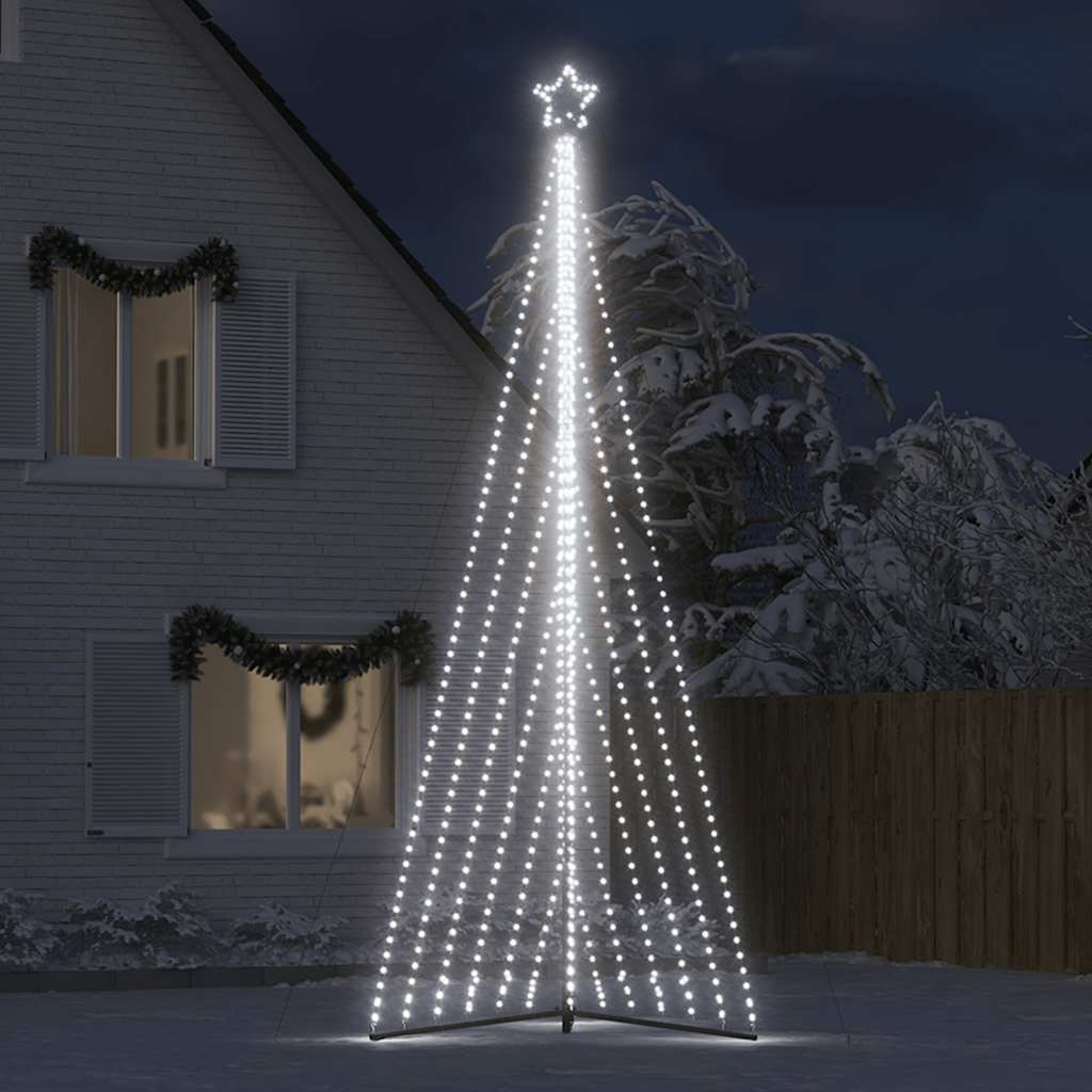 vidaXL Albero di Natale a LED 789 LED Bianco Freddo 476 cm