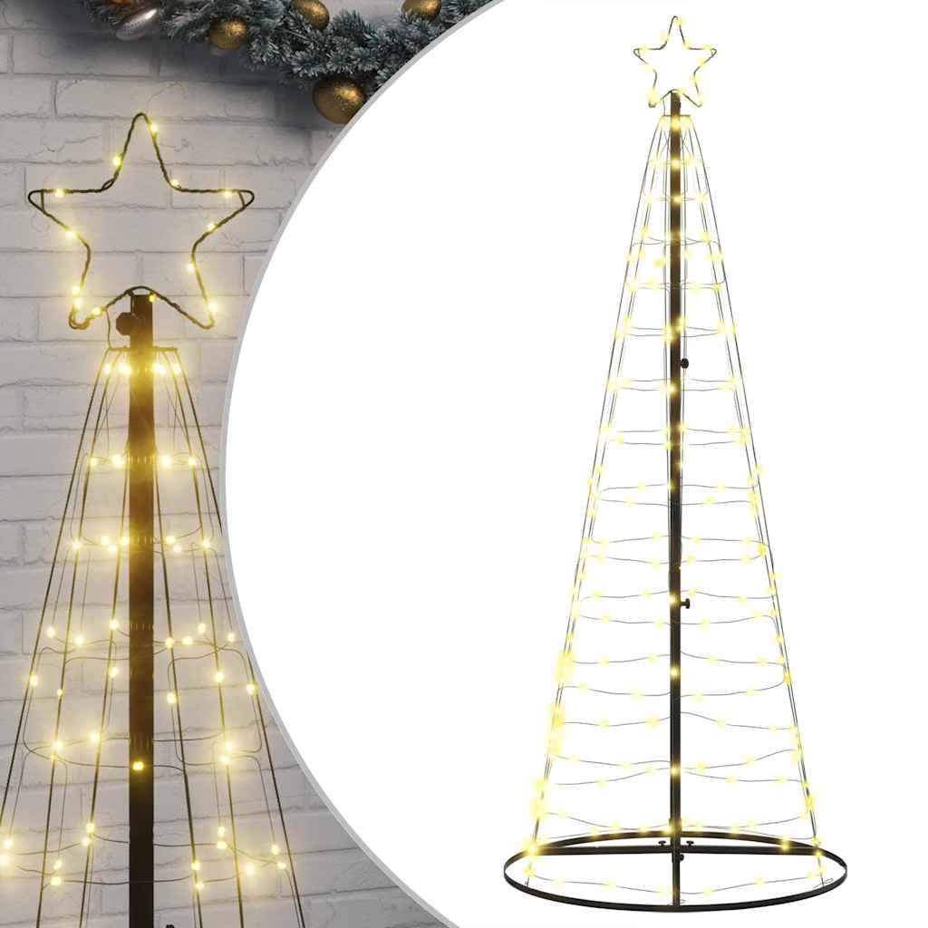 Albero di Natale a LED 200 LED Bianco Caldo 182 cm 4016448