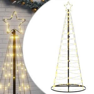 Albero di Natale a LED 200 LED Bianco Caldo 182 cm 4016448