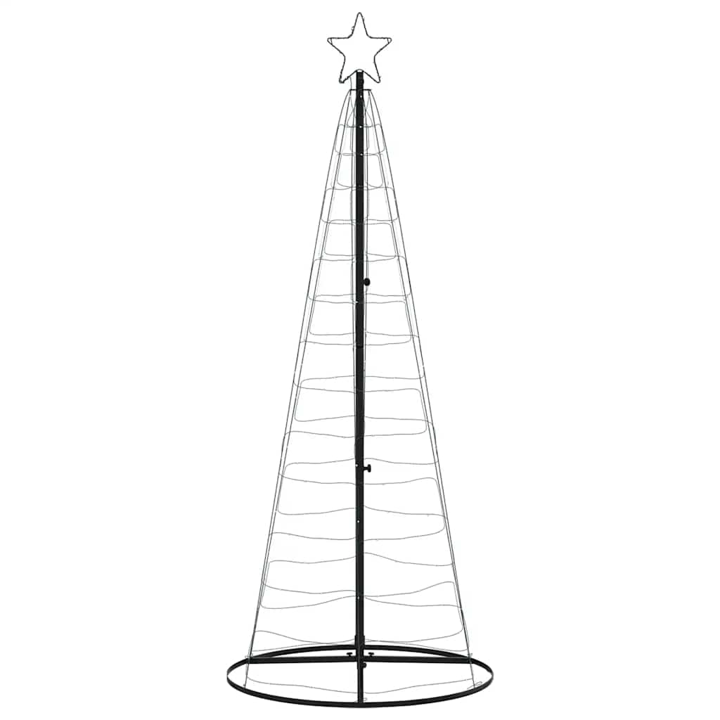 Albero di Natale a LED-Luci decorative natalizie 200 LED Bianco Caldo 182 cm