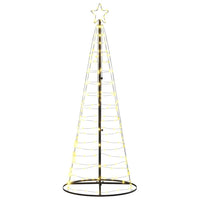 vidaXL Albero di Natale a LED 200 LED Bianco Caldo 182 cm