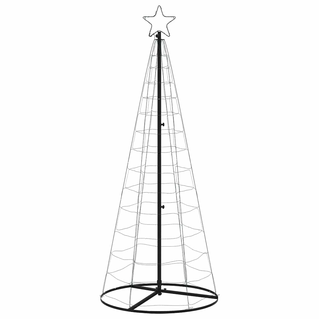 Albero di Natale a LED-Luci decorative natalizie 200 LED Bianco Caldo 182 cm