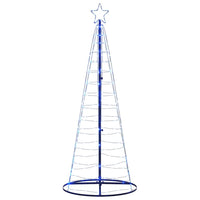 vidaXL Albero di Natale a LED 200 LED Blu 182 cm