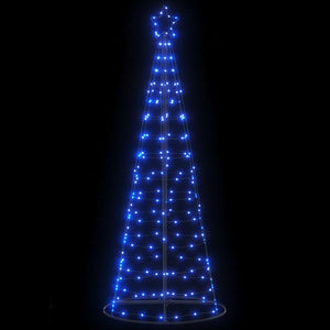 vidaXL Albero di Natale a LED 200 LED Blu 182 cm