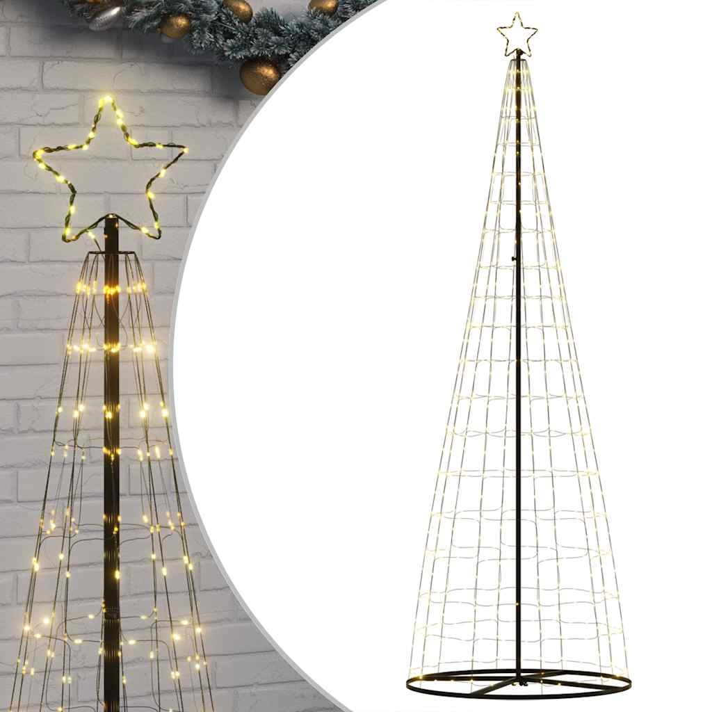 Albero di Natale a LED 550 LED Bianco Caldo 304 cm 4016452