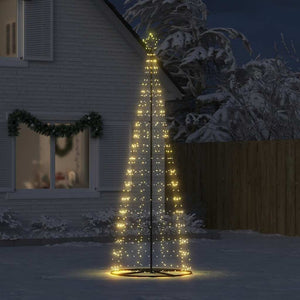 Albero di Natale a LED 550 LED Bianco Caldo 304 cm 4016452
