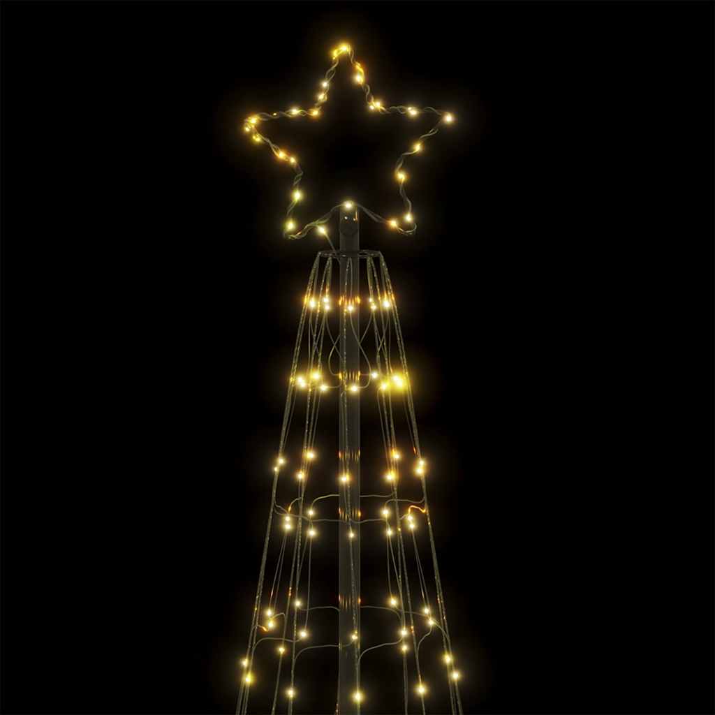 vidaXL Albero di Natale a LED 550 LED Bianco Caldo 304 cm