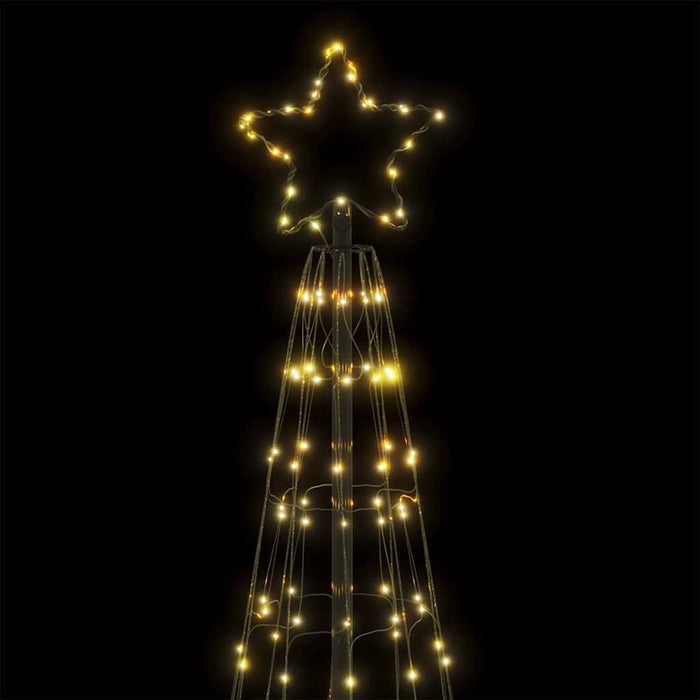 vidaXL Albero di Natale a LED 550 LED Bianco Caldo 304 cm