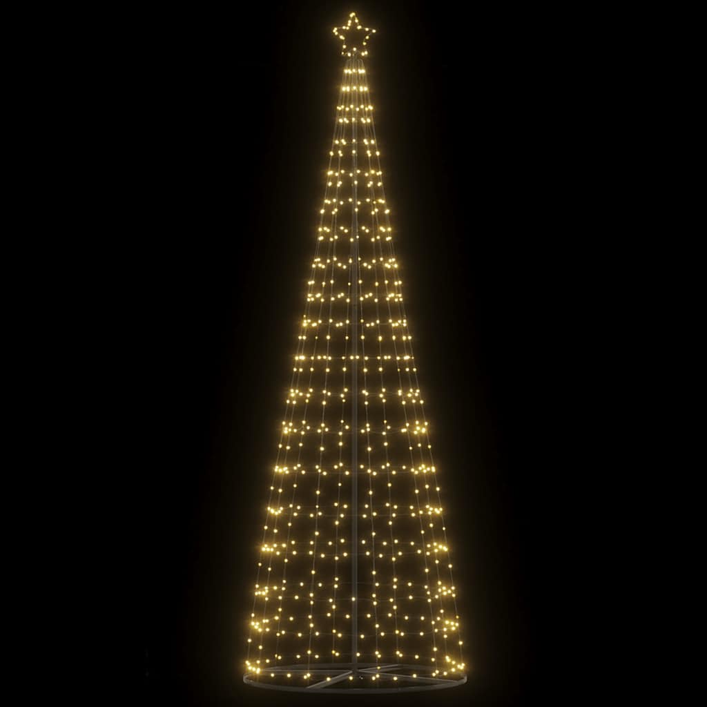Albero di Natale a LED 550 LED Bianco Caldo 304 cm 4016452