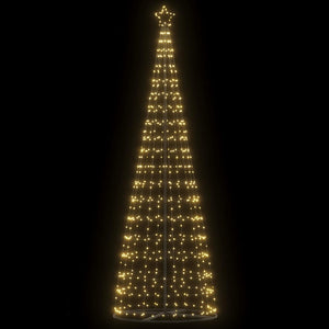 vidaXL Albero di Natale a LED 550 LED Bianco Caldo 304 cm