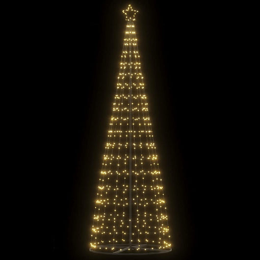 vidaXL Albero di Natale a LED 550 LED Bianco Caldo 304 cm