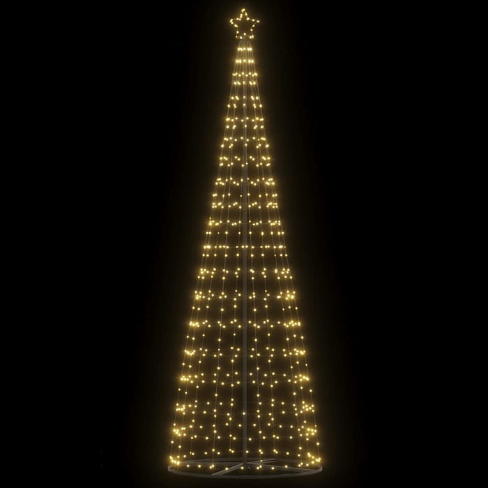 vidaXL Albero di Natale a LED 550 LED Bianco Caldo 304 cm