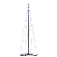 vidaXL Albero di Natale a LED 550 LED Bianco Freddo 304 cm