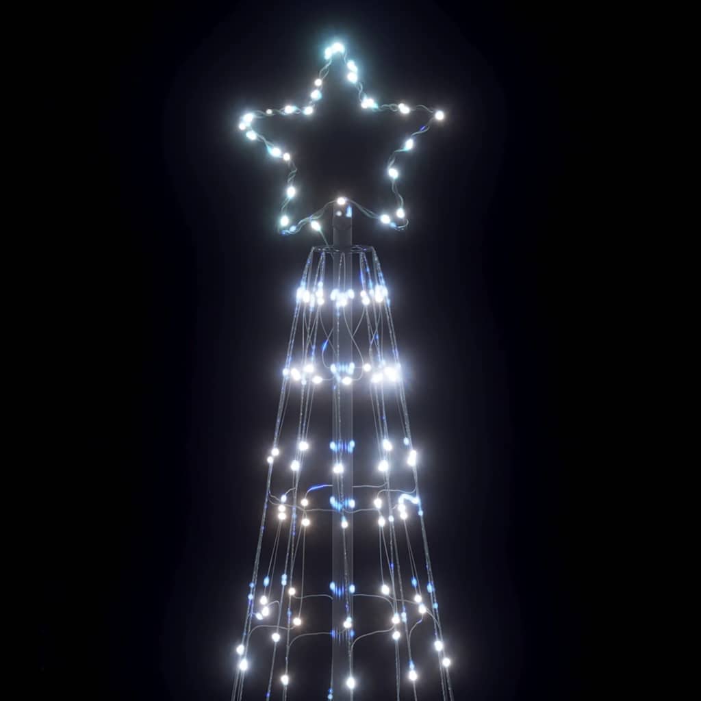 vidaXL Albero di Natale a LED 550 LED Bianco Freddo 304 cm