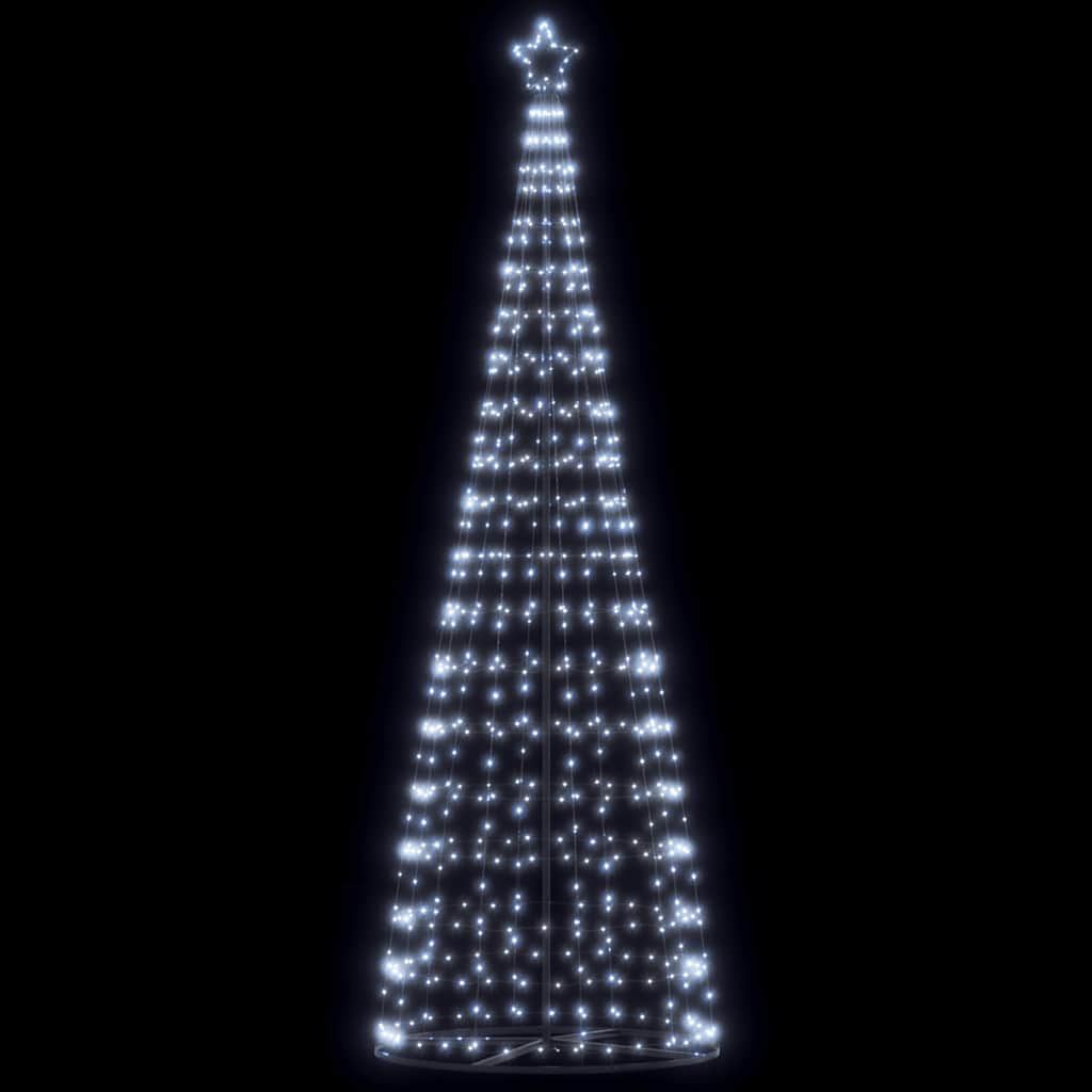vidaXL Albero di Natale a LED 550 LED Bianco Freddo 304 cm