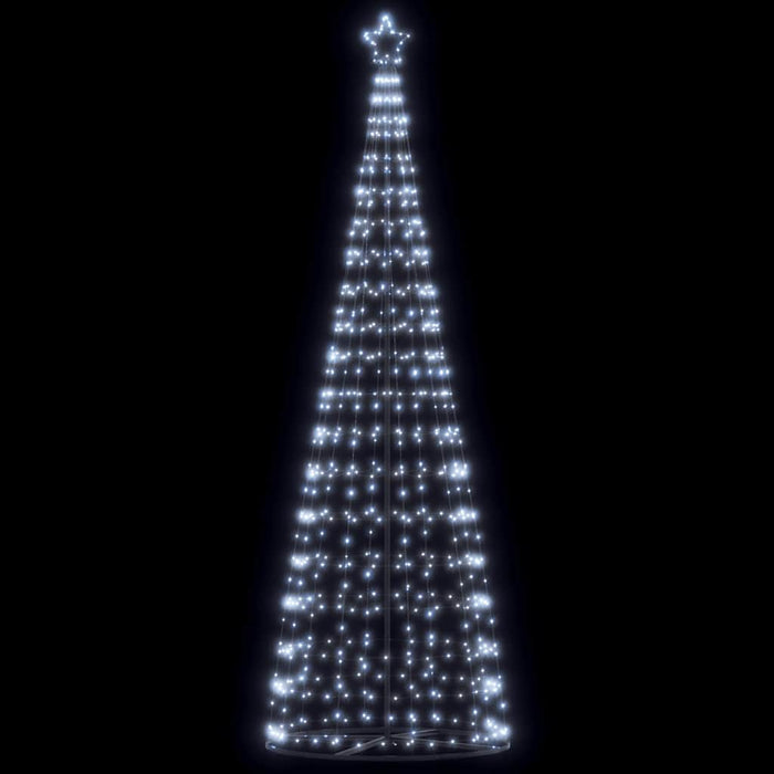 vidaXL Albero di Natale a LED 550 LED Bianco Freddo 304 cm