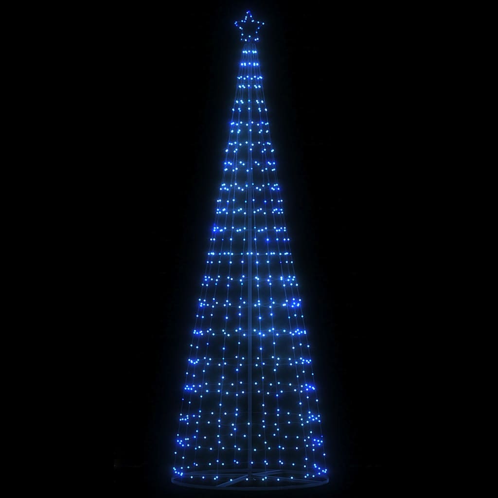 vidaXL Albero di Natale a LED 550 LED Blu 304 cm
