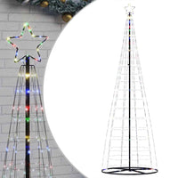 vidaXL Albero di Natale a LED 550 LED Colorato 304 cm