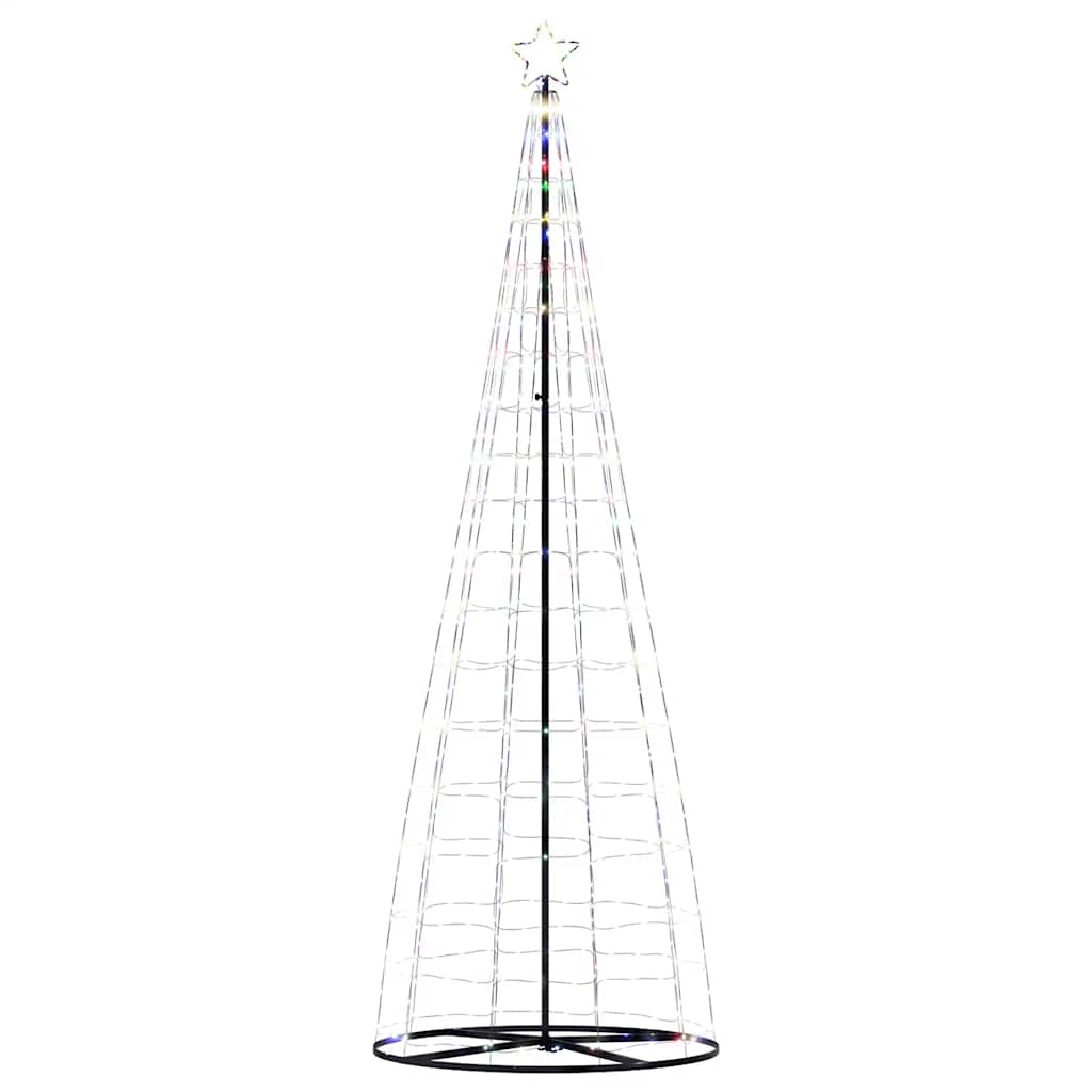 vidaXL Albero di Natale a LED 550 LED Colorato 304 cm