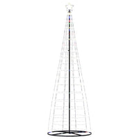 vidaXL Albero di Natale a LED 550 LED Colorato 304 cm
