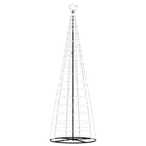 vidaXL Albero di Natale a LED 550 LED Colorato 304 cm