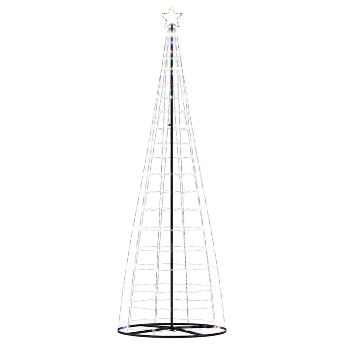 vidaXL Albero di Natale a LED 550 LED Colorato 304 cm