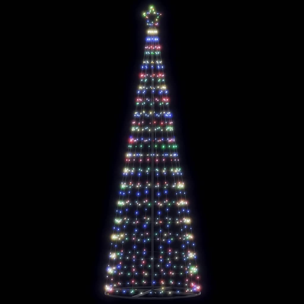 vidaXL Albero di Natale a LED 550 LED Colorato 304 cm