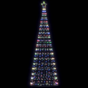 vidaXL Albero di Natale a LED 550 LED Colorato 304 cm