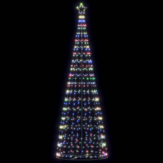 vidaXL Albero di Natale a LED 550 LED Colorato 304 cm