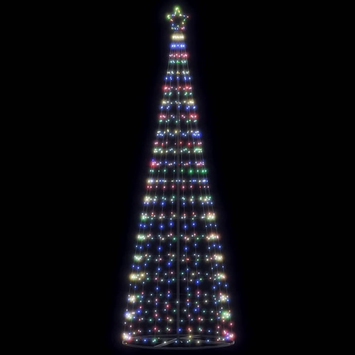 vidaXL Albero di Natale a LED 550 LED Colorato 304 cm