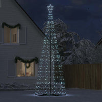 vidaXL Albero di Natale a LED 1534 LED Bianco Freddo 503 cm