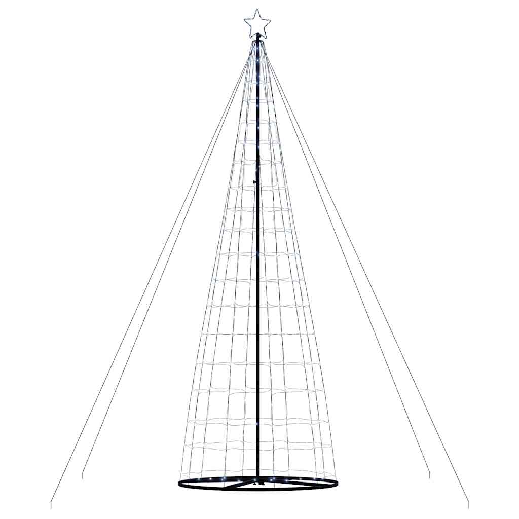 vidaXL Albero di Natale a LED 1534 LED Bianco Freddo 503 cm