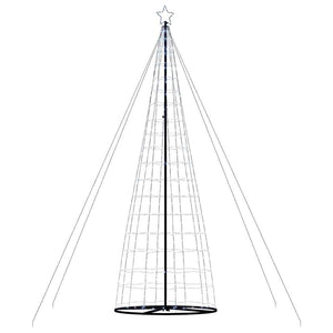 vidaXL Albero di Natale a LED 1534 LED Bianco Freddo 503 cm