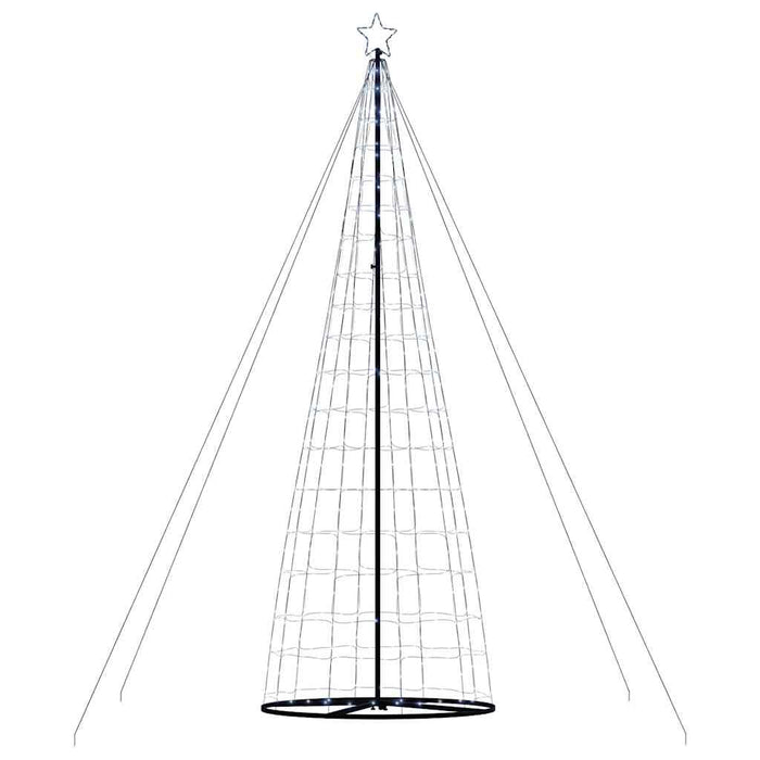 vidaXL Albero di Natale a LED 1534 LED Bianco Freddo 503 cm