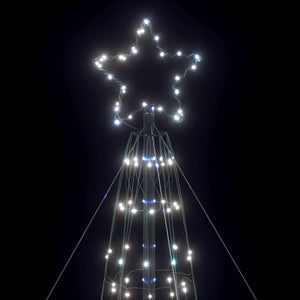 vidaXL Albero di Natale a LED 1534 LED Bianco Freddo 503 cm