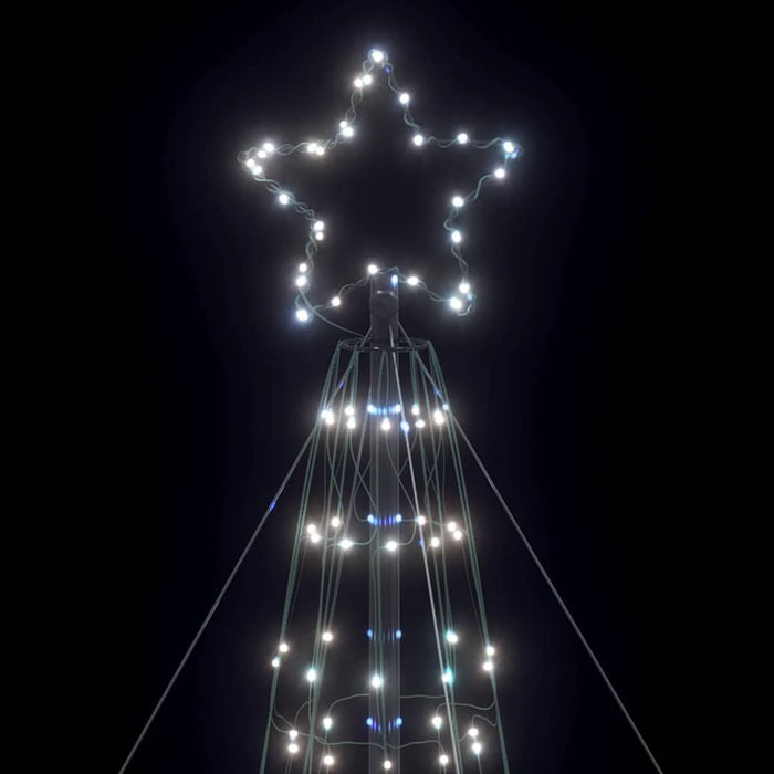 vidaXL Albero di Natale a LED 1534 LED Bianco Freddo 503 cm