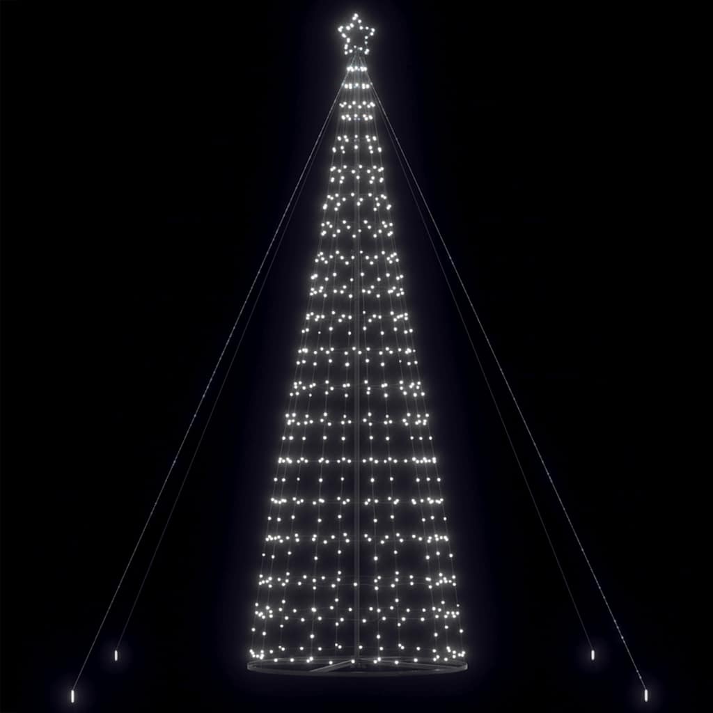 vidaXL Albero di Natale a LED 1534 LED Bianco Freddo 503 cm