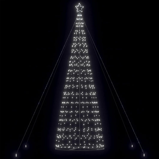 vidaXL Albero di Natale a LED 1534 LED Bianco Freddo 503 cm