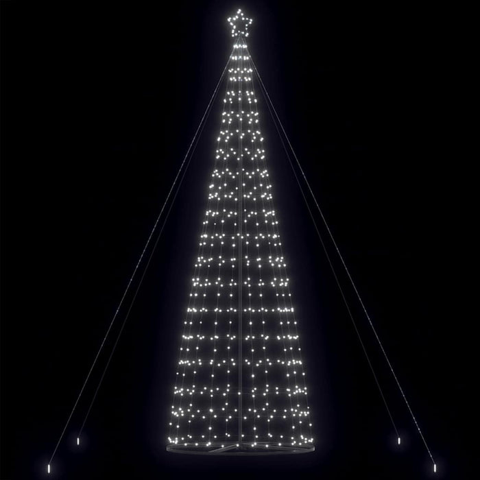 vidaXL Albero di Natale a LED 1534 LED Bianco Freddo 503 cm