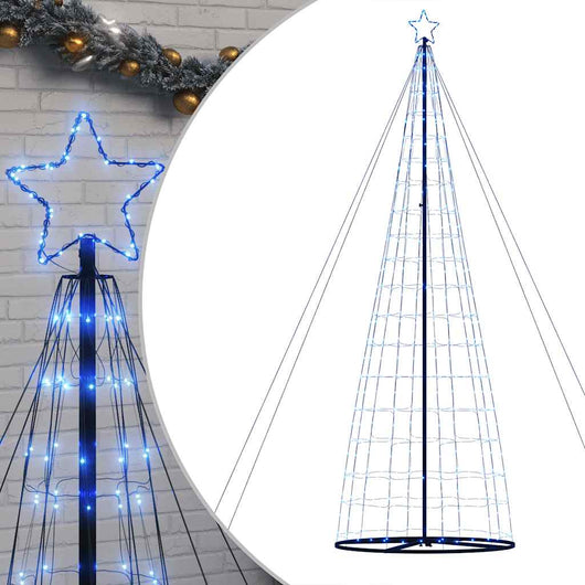 Albero di Natale a LED 1534 LED Blu 503 cm 4016458