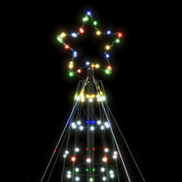 vidaXL Albero di Natale a LED 1534 LED Colorato 503 cm