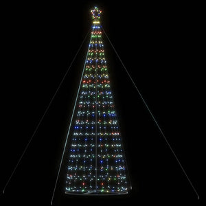 vidaXL Albero di Natale a LED 1534 LED Colorato 503 cm