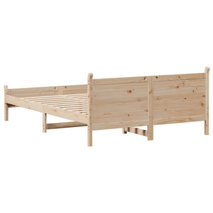 vidaXL Letto senza Materasso 120x190 cm in Legno Massello di Pino